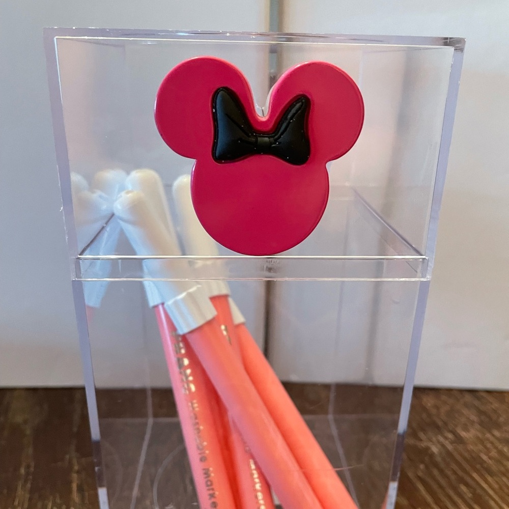 Disney Minnie Mouse art desk make up organizer